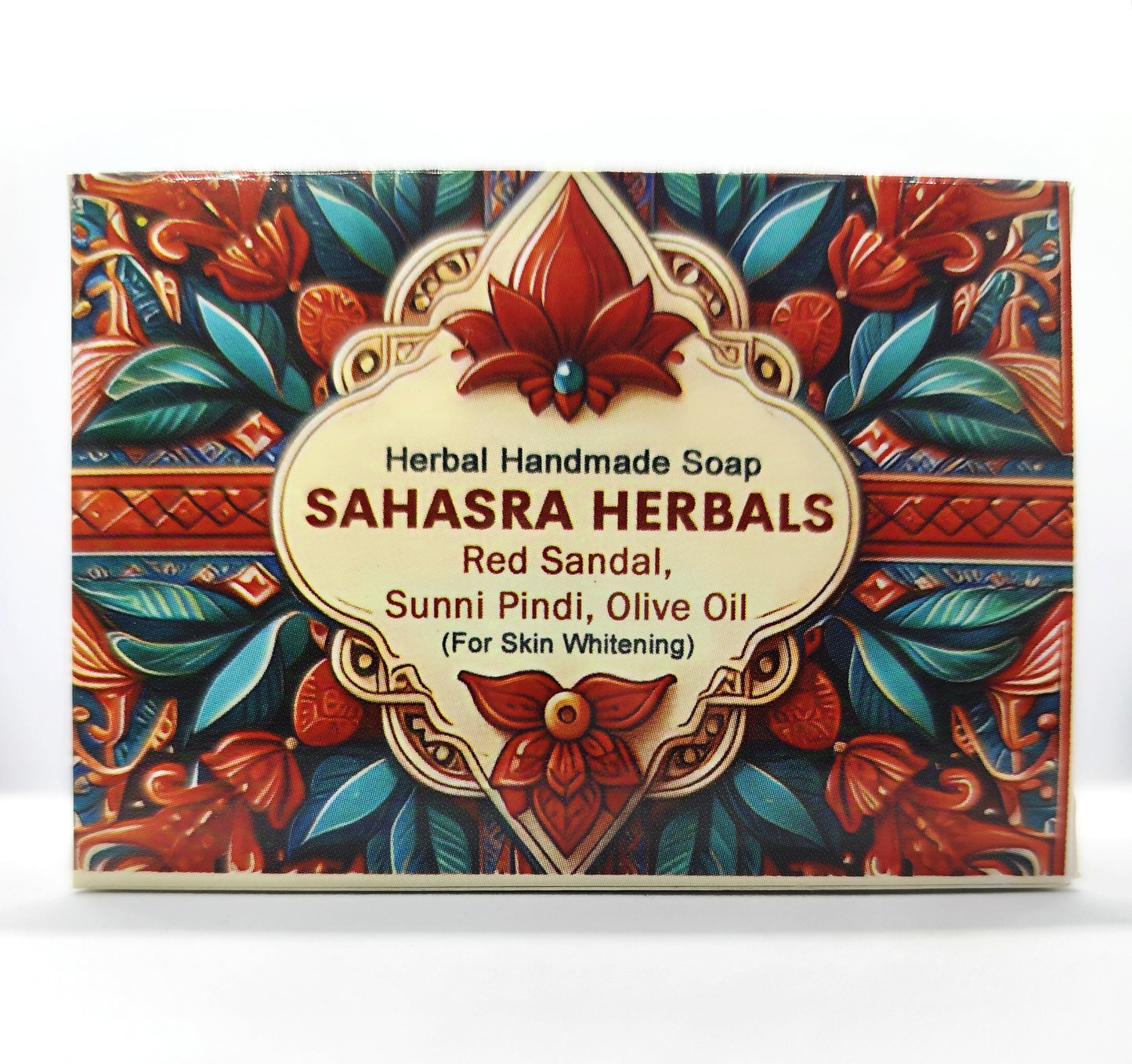 2 Soaps, Sahasra Herbals Red Sandal Whitening Soaps